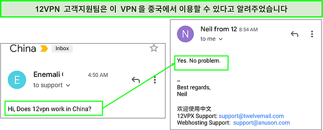 12VPN은 중국에서 작동합니다.