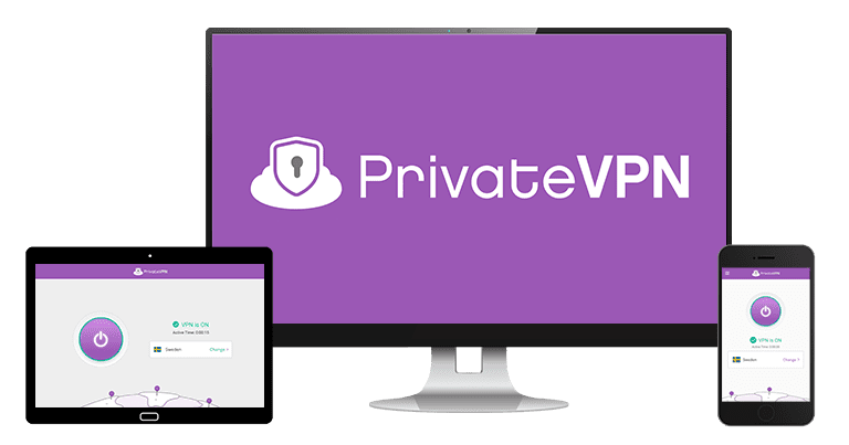 Private VPN Vendor UI screenshot