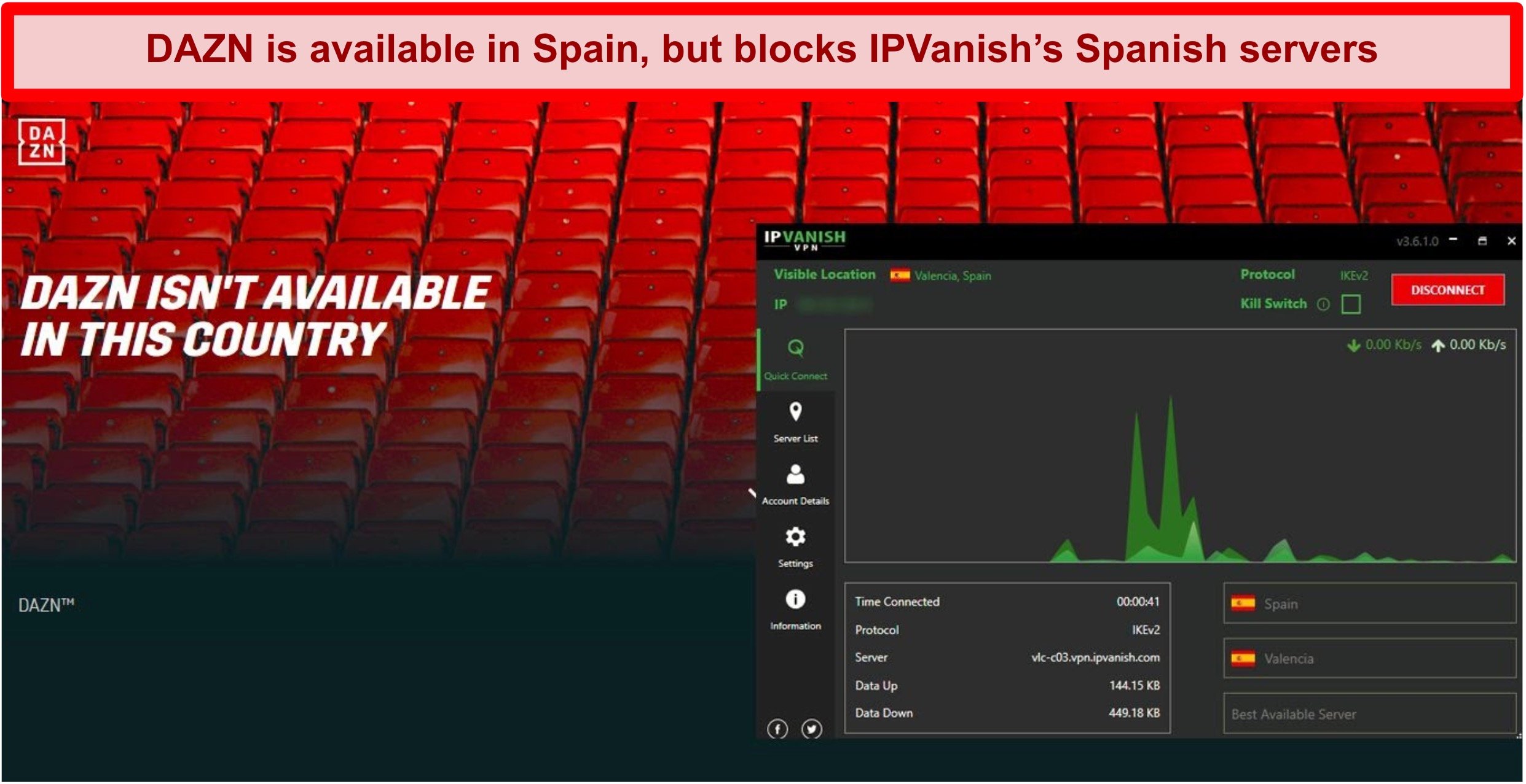 IPVanish VPN Review 2020 - DON'T BUY IT BEFORE YOU READ THIS - Dazn Isn T Available In This Country
