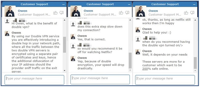 NordVPN chat služba za korisnike
