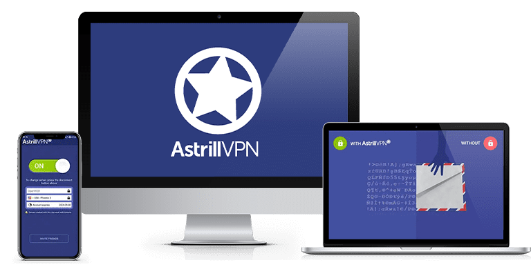 Astrill VPN UI vendor Screenshot