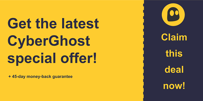 CyberGhost VPN discount coupon