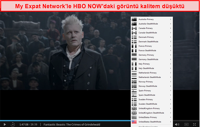 ŞİMDİ HBO'nun engelini kaldıran My Expat Network'ün ekran görüntüsü