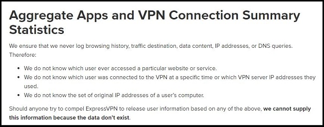 Skjermbilder av aggregerte apper og oppsummeringsstatistikk for VPN -tilkoblinger