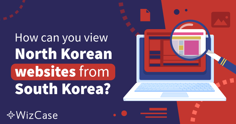 How can you view North Korean websites from South Korea?
