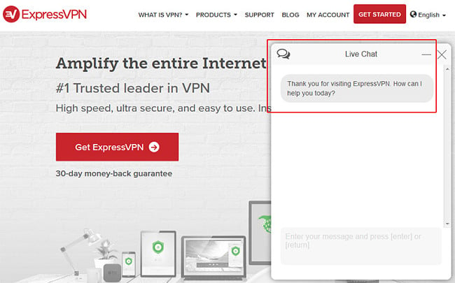 Express vpn help live chat