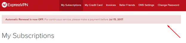 Expressvpn my subscriptions