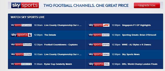 Tout Faire Avec Mon Pouvoir Flipper Menu Sky Sports Schedule Battre En 