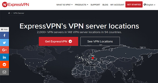 ExpressVPN servers