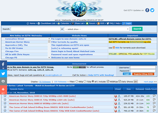 EZTV torrent