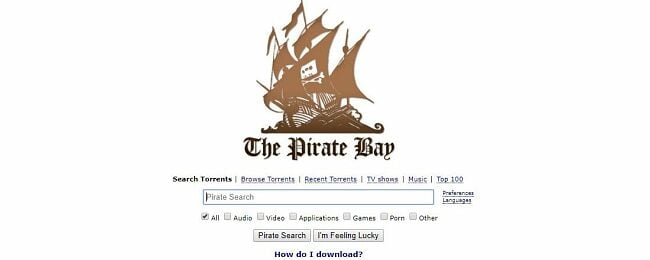 The Pirate Bay torrent