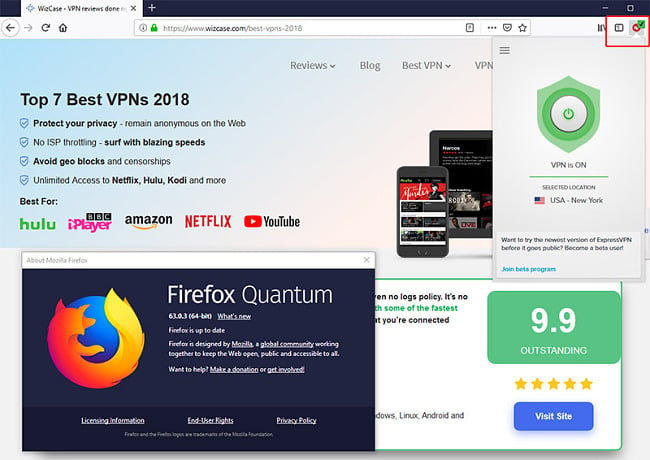 Best VPN for Firefox