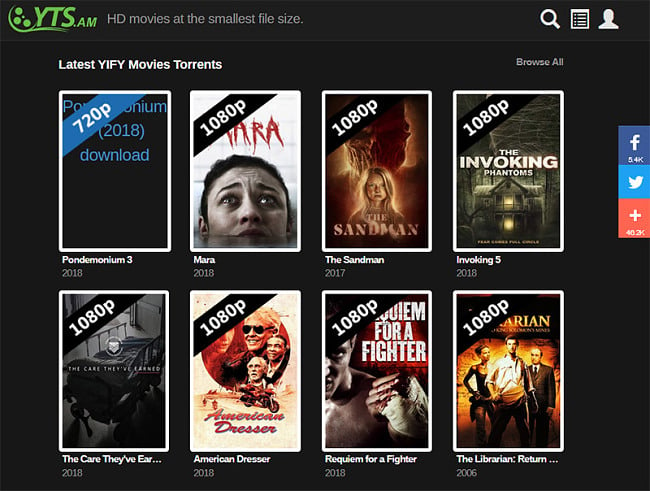 YIFY torrent movies