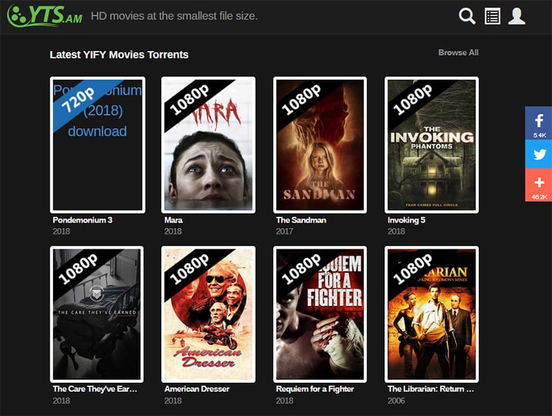 YIFY torrent movies