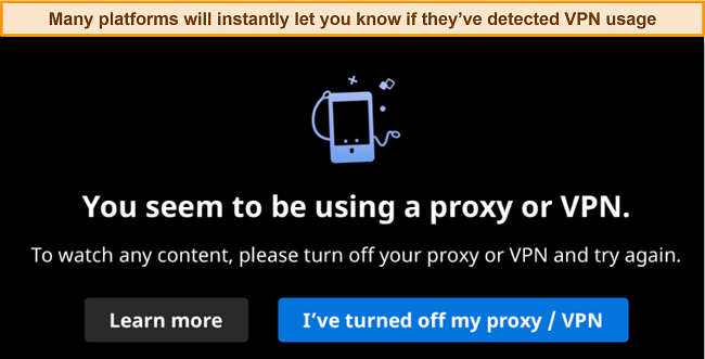 Rakuten proxy error message.