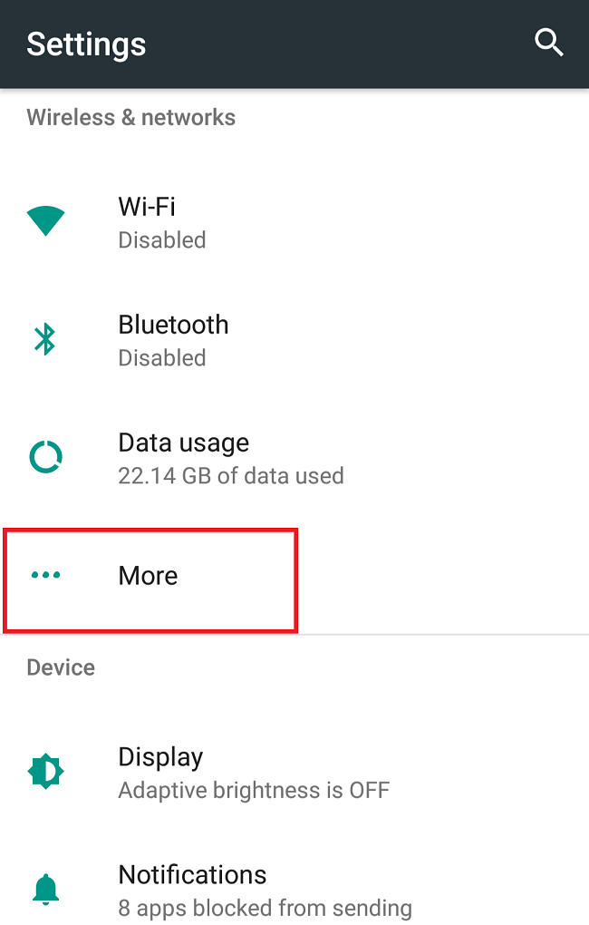 Setting Up a VPN on Android Without App Step 1