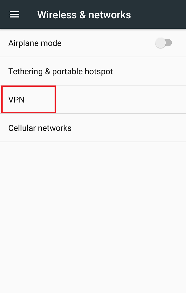 Setting Up a VPN on Android Without App Step 2