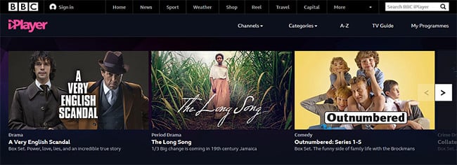 BBC iPlayer TV vpn