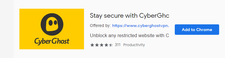 download cyberghost extension for chrome