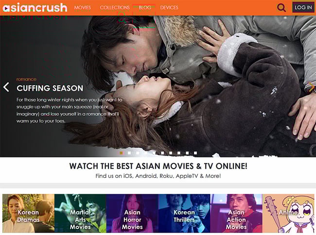 AsianCrushストリームオンラインVPN