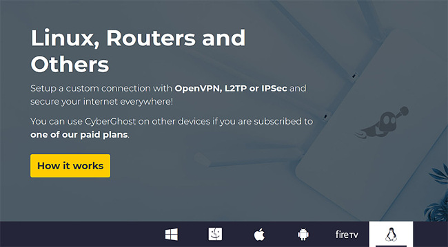 CyberGhost on a router installation guide