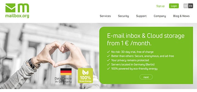 Mailbox_org secure email vpn