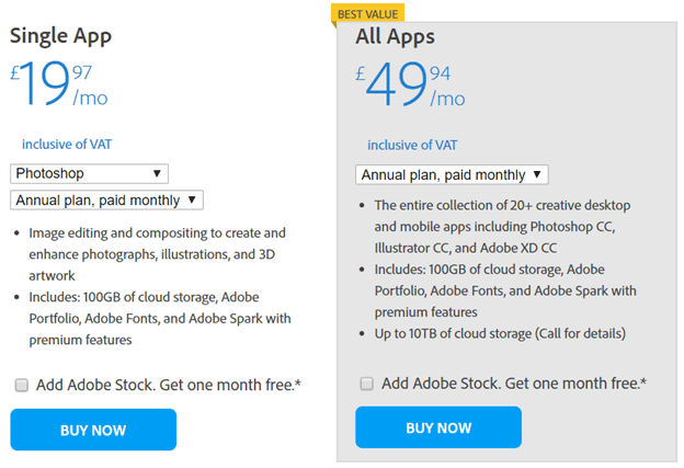 Adobe Photoshop best price vpn