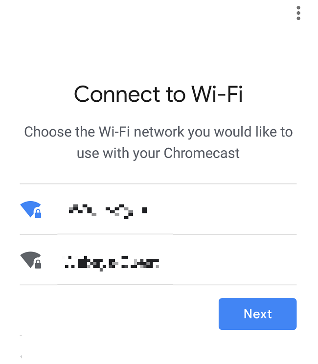 Yhdistä Chromecast Wi-Fi-verkkoon