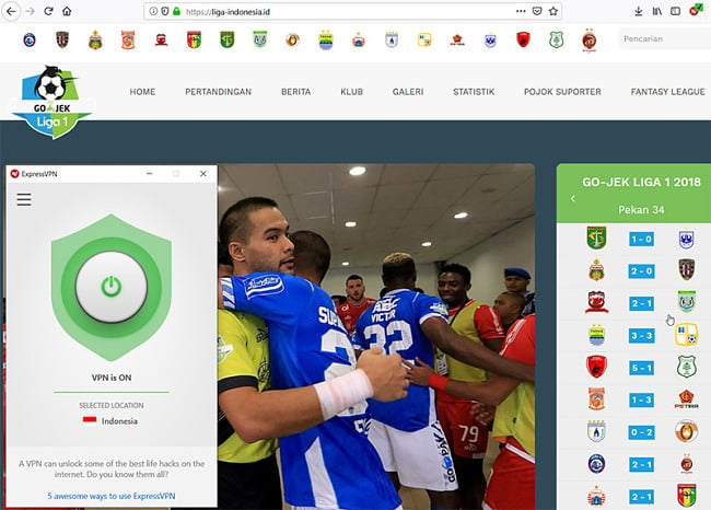Liga 1 Indonesia Matches stream anywhere vpn