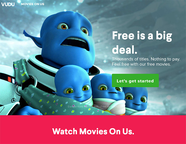 Vudu movies on us free