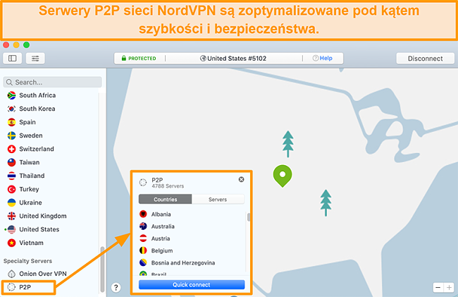 Zrzut ekranu polityki prywatności Hotspot Shields