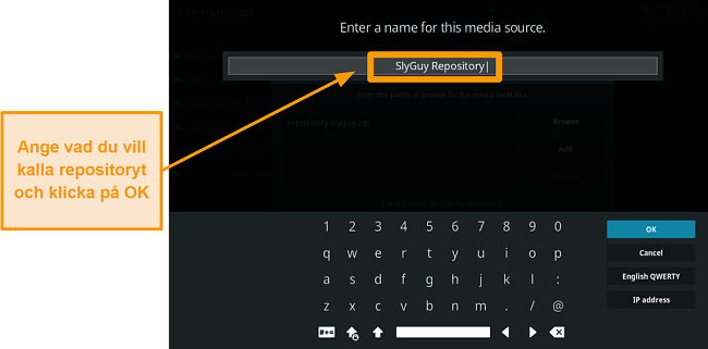 skärmdump hur man installerar kodi-tillägg från tredje part steg 10 typnamn för repo
