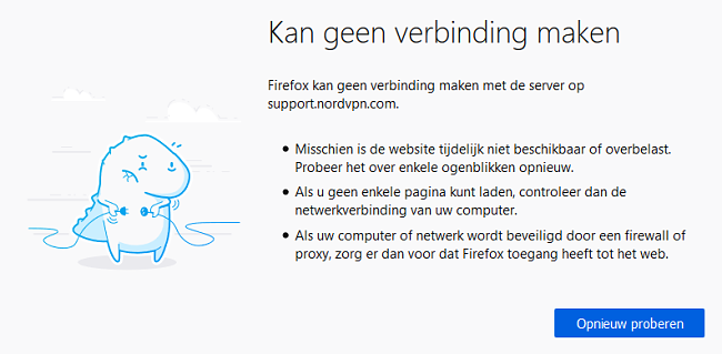 VPN-verbinding verbroken