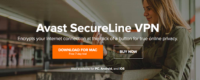 Free trial offer Avast Secureline VPN