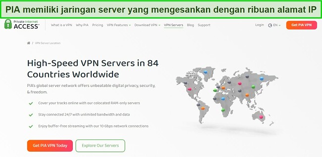 Cara Mudah Mengatasi VPN Tersumbat - Jaringan Server Besar PIA