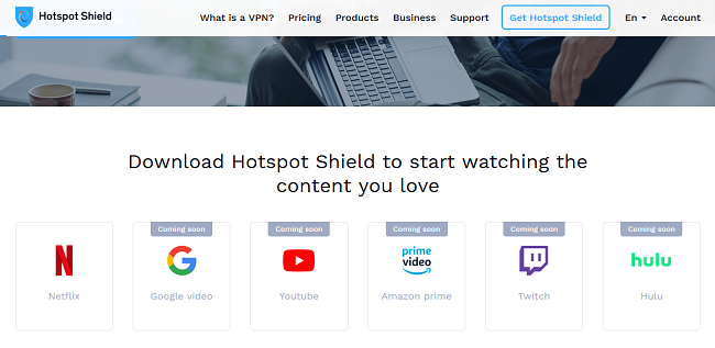 Hotspot Shield Streaming