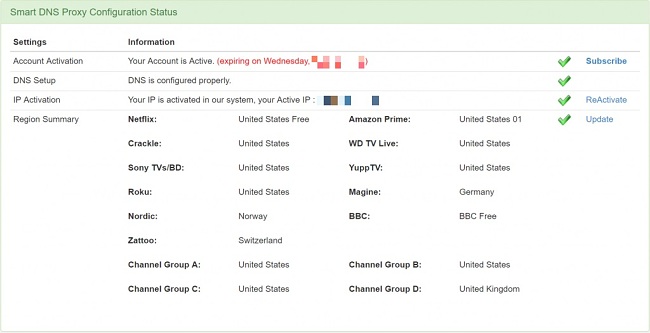 SmartDNS Config to work with Streaming Site