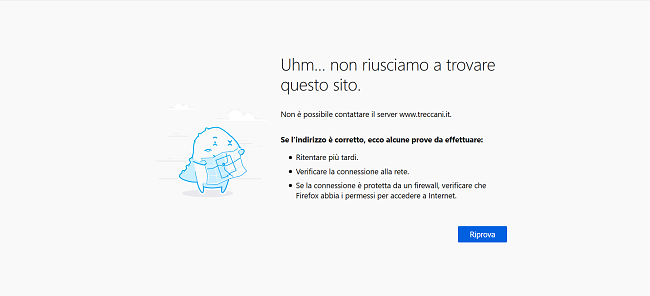 Connessione VPN interrotta