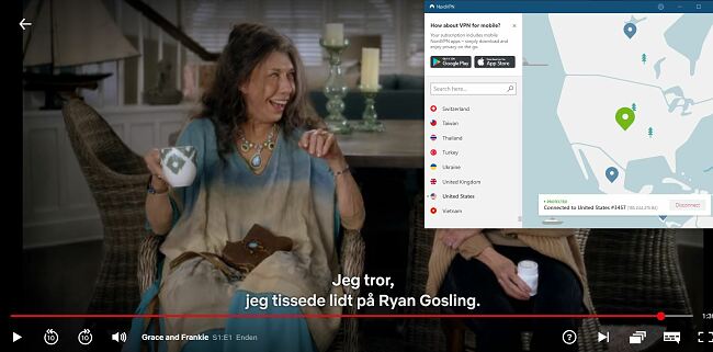 NordVPN samarbejder med Netflix USA 