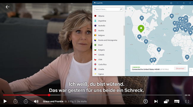 NordVPN arbeitet mit Netflix USA 