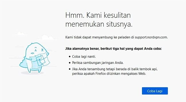 Koneksi VPN Terputus