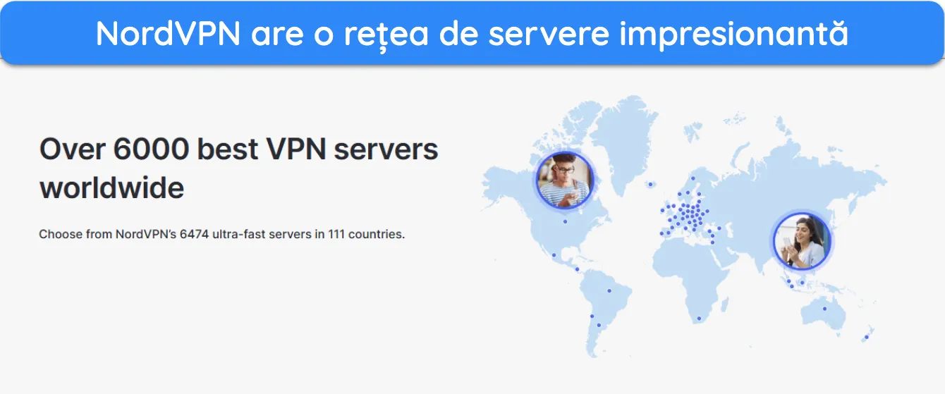 Captură de ecran care arată cum serverele de specialitate NordVPN sunt ușor accesibile în cadrul aplicației.