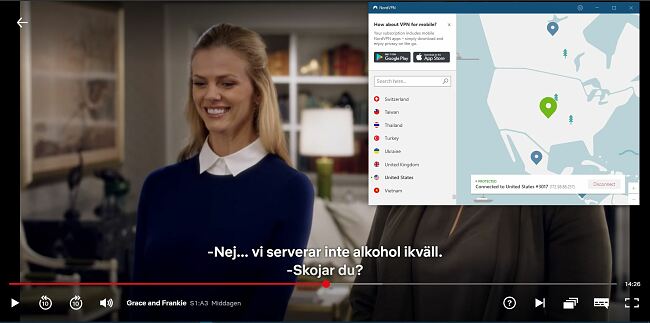 NordVPN arbetar med Netflix USA 