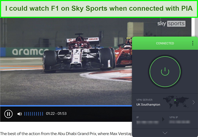 watch f1 free vpn