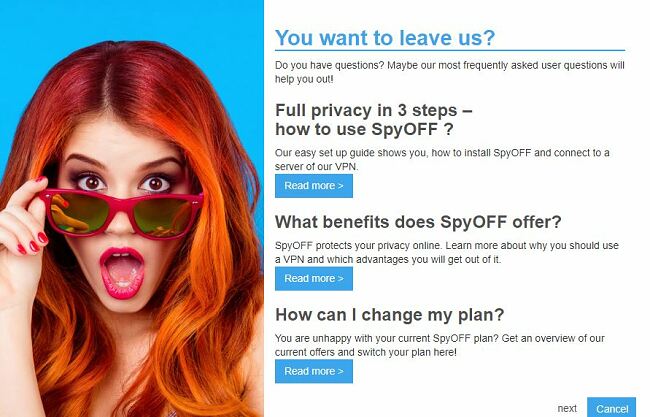Cancel SpyOFF VPN and Get a Refund