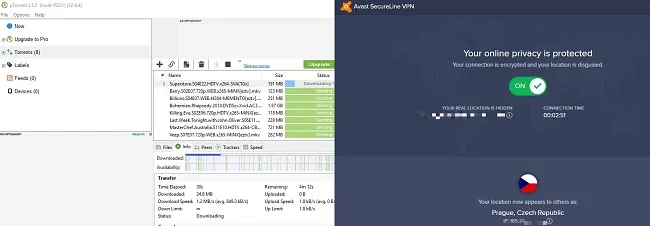 Avast SecureLine VPN для торрент