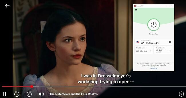 Watching Netflix US with ExpressVPN