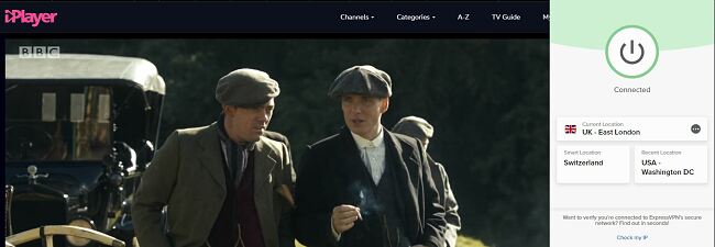 Peaky Blinder iPlayer ExpressVPN