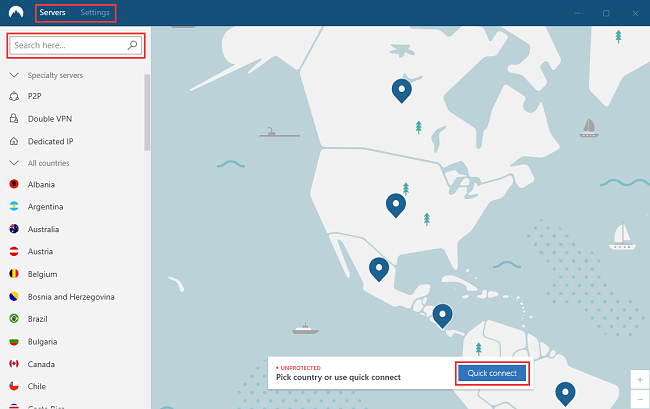 Windows Server Map