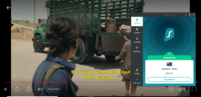 Testing Surfshark with Netflix Australia